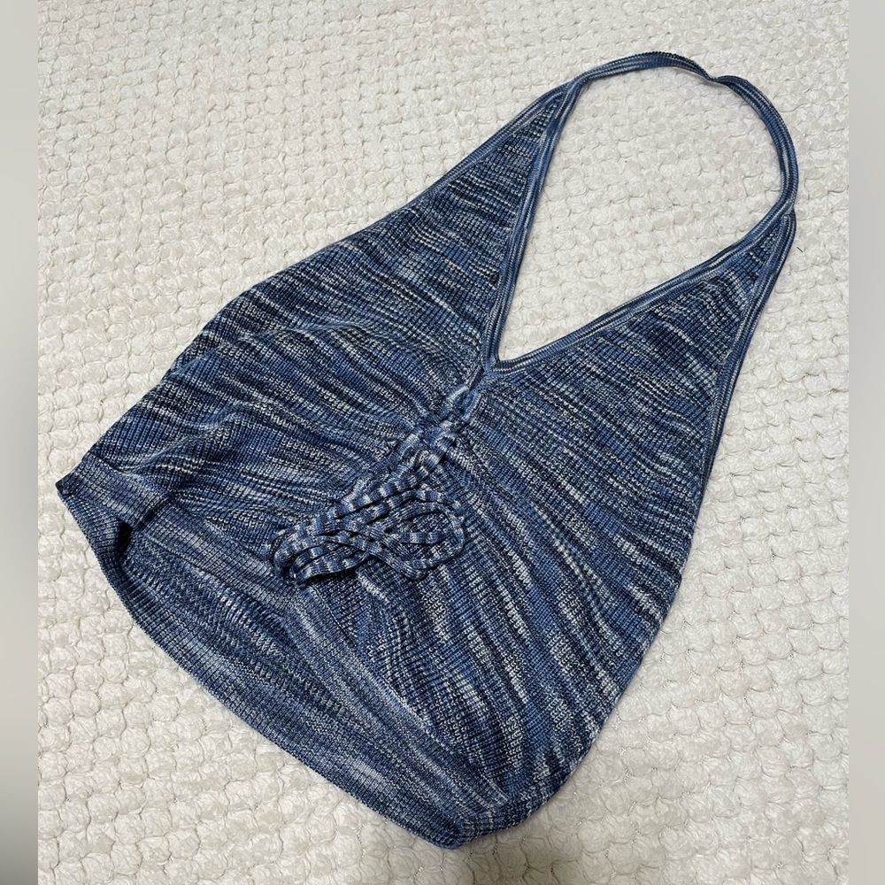 VICI Women’s Blue Knit Halter Top
